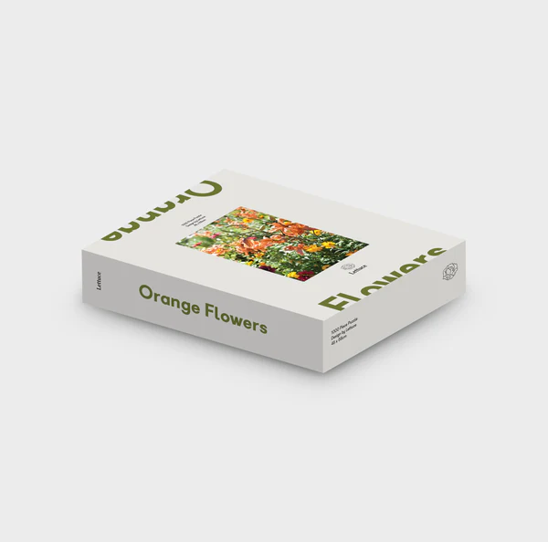 Lettuce - Puzzle - Orange Flowers
