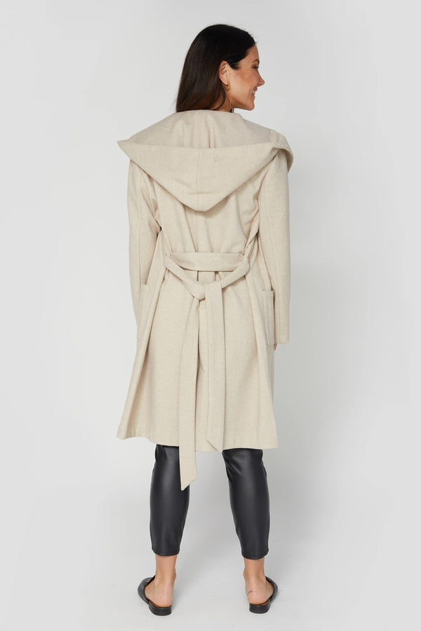 Dear Sutton - Aspen Coat - Alabaster Marle