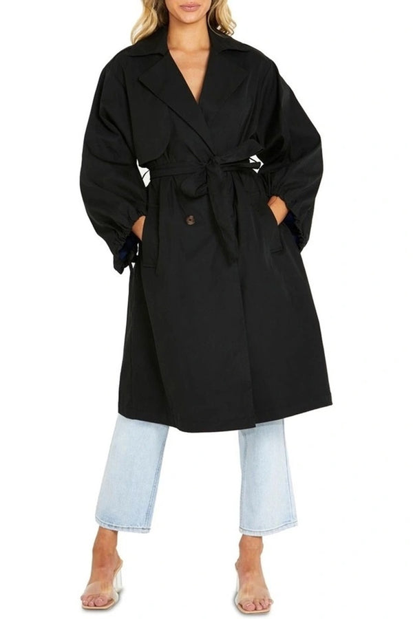 Fate + Becker - Secret Balloon Sleeve Trench