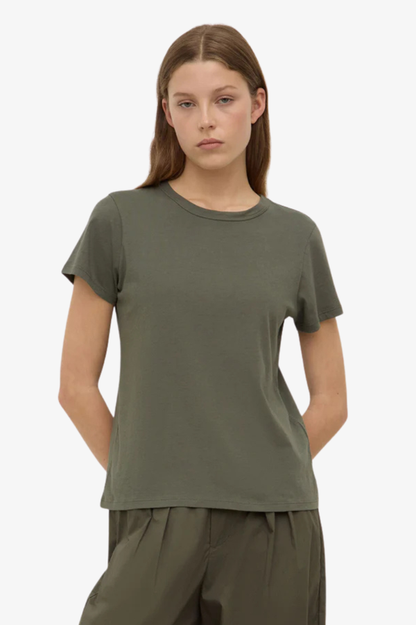 Assembly Label - Indi Short Sleeve Tee - Moss