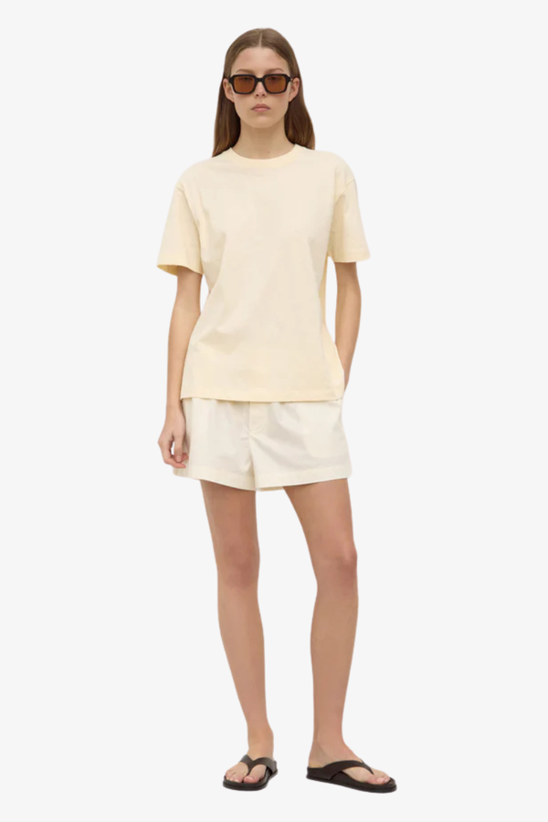 Assembly Label - Organic Base Tee - Butter