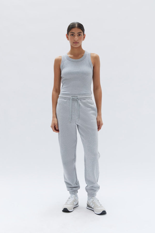 Assembly Label - Rosie Fleece Track Pant - Grey Marle