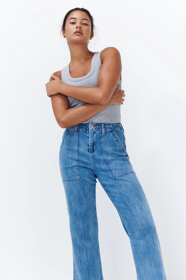 Kireina - Celeste Pant - 70s Blue