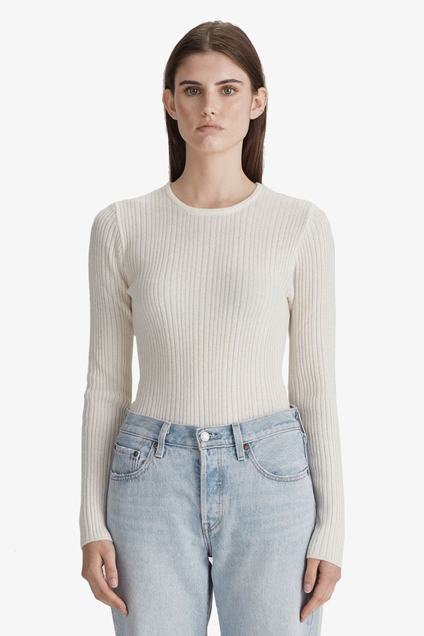 Commoners - Base Knit L/S - Cream
