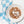 Load image into Gallery viewer, Father Rabbit - Tea Towel - Blue Diamonds