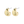 Load image into Gallery viewer, Pilgrim - Alexane Mini Hoop - Gold