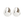 Load image into Gallery viewer, Pilgrim - Believe Recycled Chunky Hoop Earrings - Silver