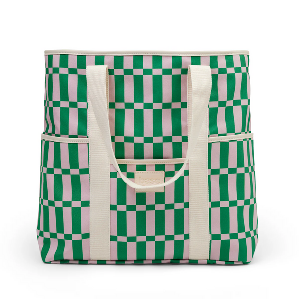 BASE - Beach Base - Apple/Soft Pink Check