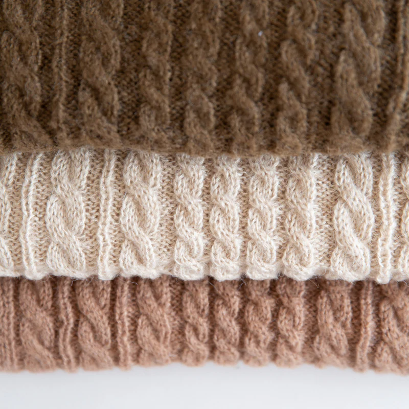 Shop SOPHIE - Cosy Cable Scarf - Oat | milk + ginger – Milk + Ginger