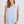 Load image into Gallery viewer, Elm - Scoop Tank - Cornflower & White