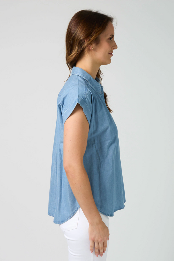 Stella + Gemma - Kelly Blouse - Light Wash
