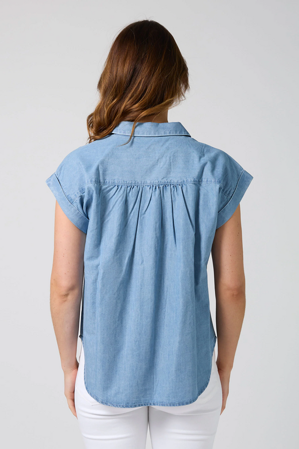 Stella + Gemma - Kelly Blouse - Light Wash