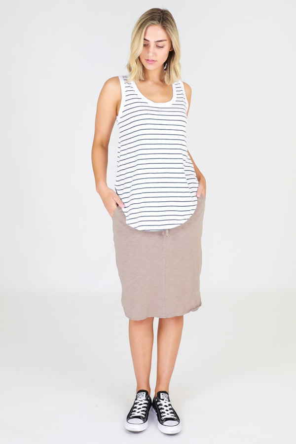 3rd Story - Fifi Tank - Stripe | milk + ginger