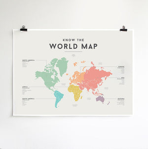 Squared Charts - World Map | milk + ginger