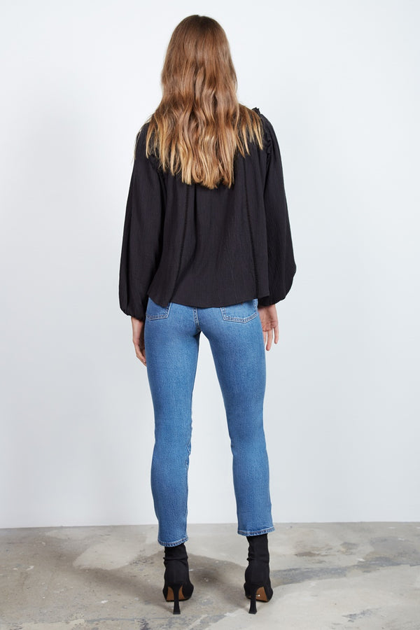 Wish - Adeline Blouse - Black | milk + ginger