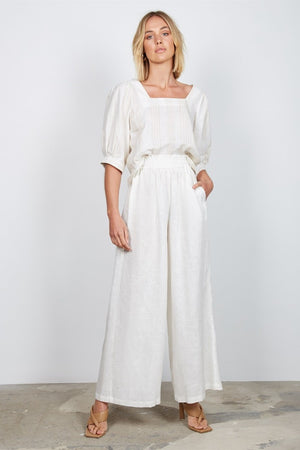 Wish - Pavilion Blouse - Cream Stripe | milk + ginger