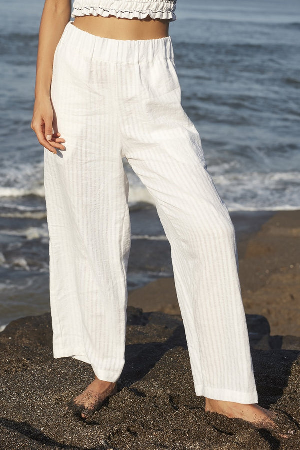 Rue Stiic - Elise Pant - White | milk + ginger