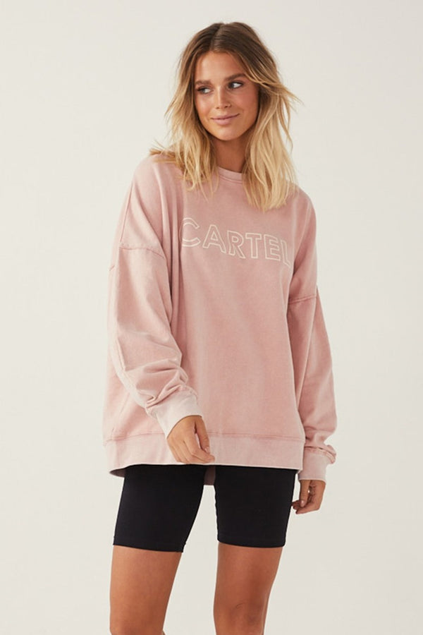 Cartel & Willow - Piper Sweater - Pink Sandwash | milk + ginger