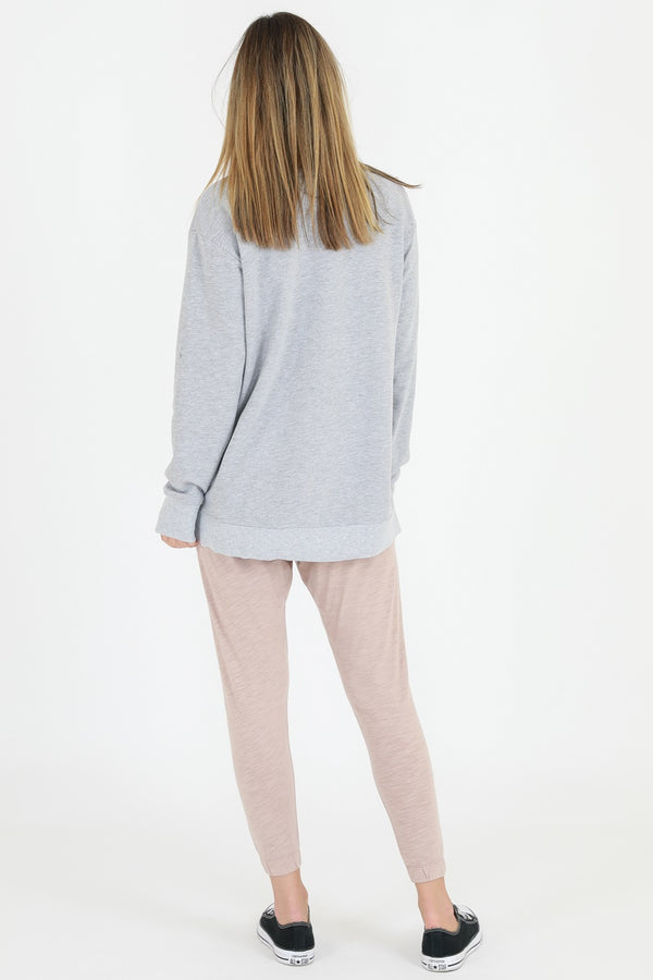3rd Story - Ulverstone Sweater - Grey Marle | milk + ginger