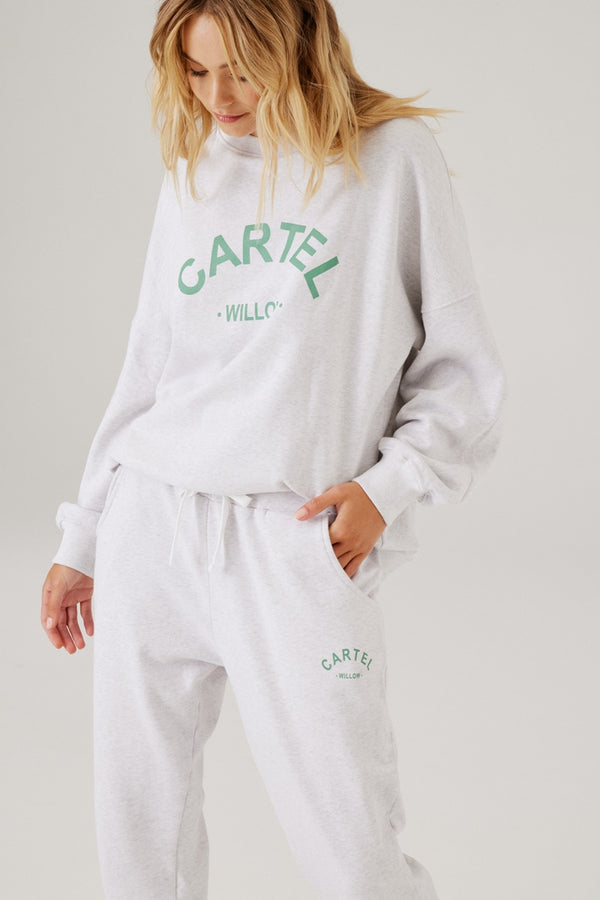 Cartel & Willow - Piper Sweater - Grey Marle