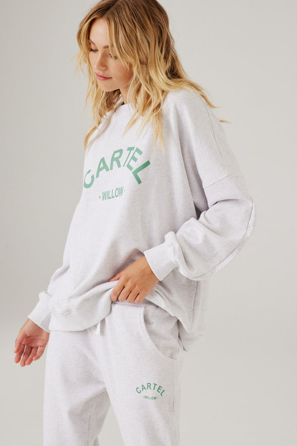 Cartel & Willow - Piper Sweater - Grey Marle