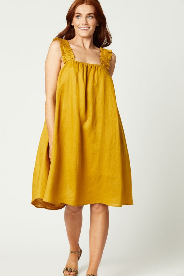 Eb & Ive - Nala Midi Dress - Honey | milk + ginger
