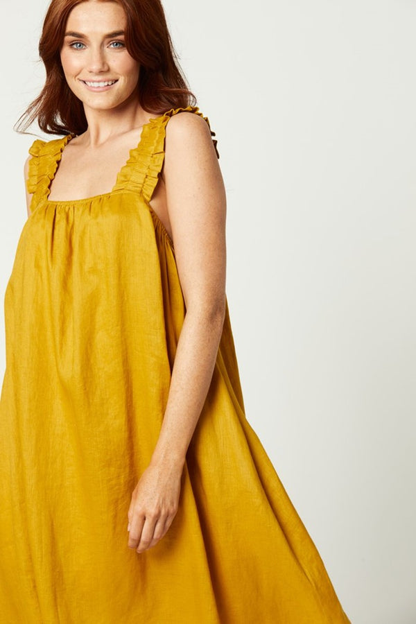 Eb & Ive - Nala Midi Dress - Honey | milk + ginger
