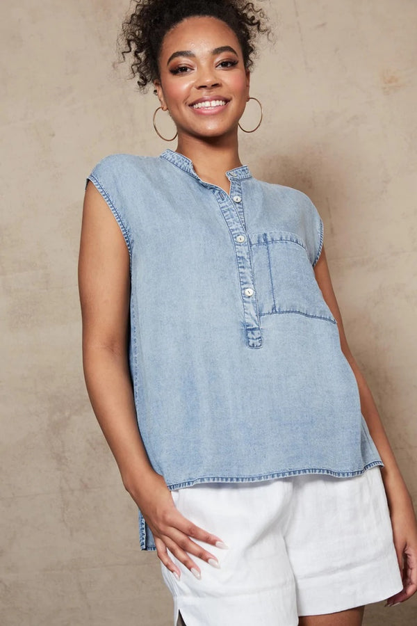 Eb & Ive - Amity Top - Denim