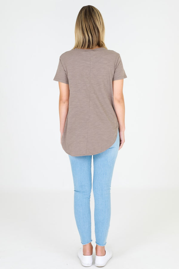 3rd Story - Elwood Tee - Latte | milk + ginger
