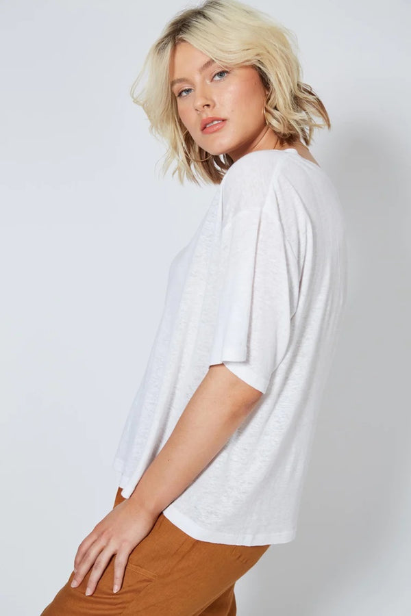 Isle Of Mine - Sunda V Neck Tee - Imperial