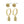 Load image into Gallery viewer, Pilgrim - Valkyria Earrings - Gold Plated