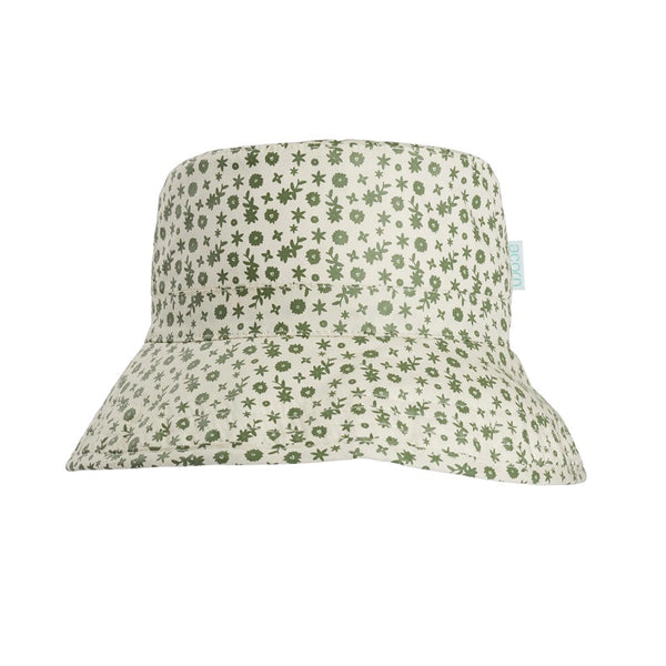 Acorn - Olive Floral Bucket Hat | milk + ginger
