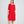Load image into Gallery viewer, Tirelli - 3/4 Sleeve Diagonal Seam Dress - Red | milk + ginger