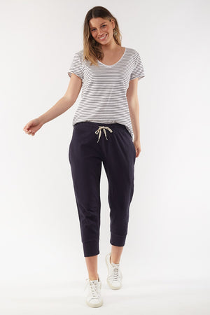 Elm - Fundamental Brunch Pant - Navy | milk + ginger