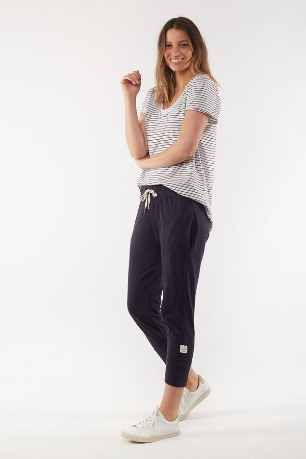 Elm - Fundamental Brunch Pant - Navy | milk + ginger