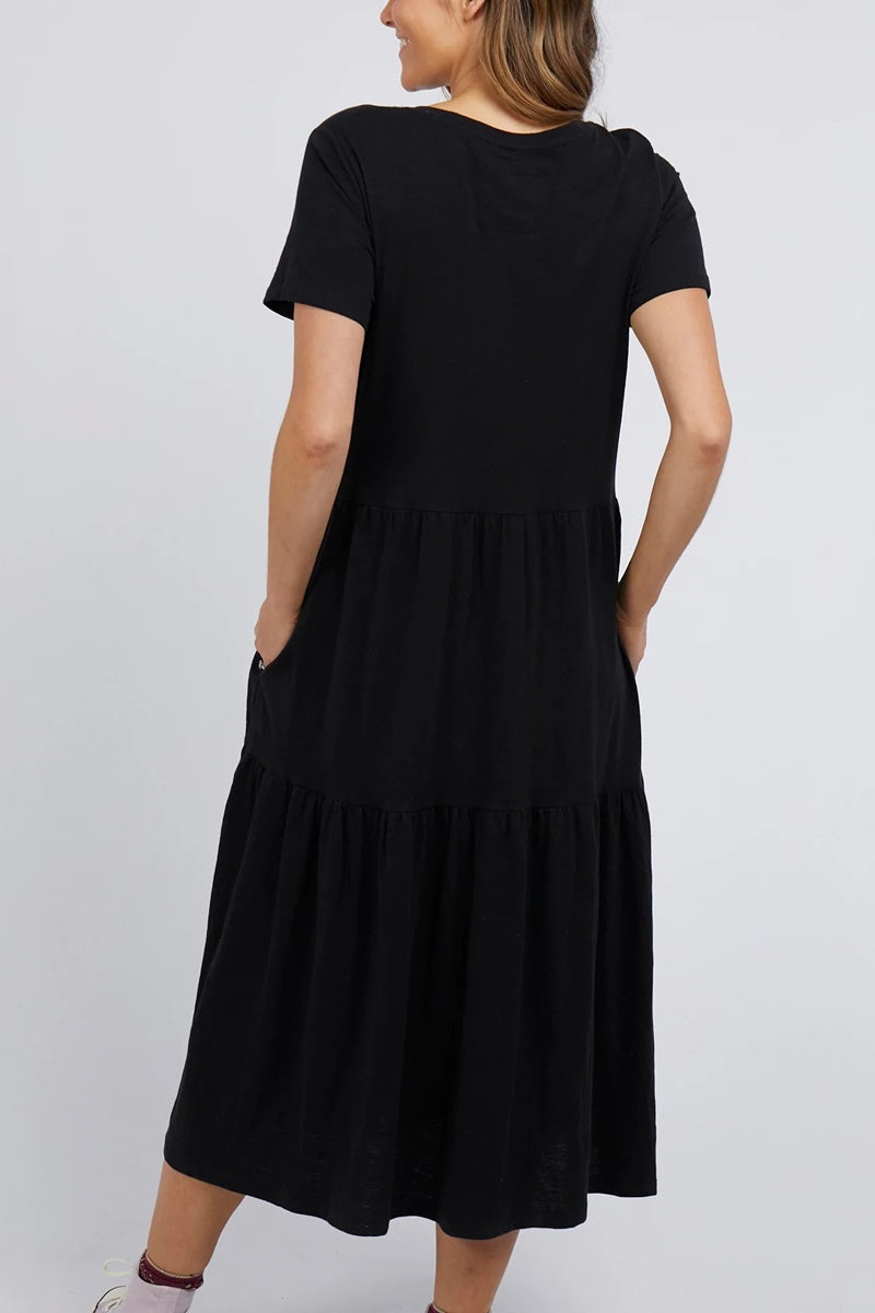 Elm gigi tiered midi dress Outlet