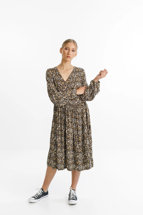 Thing Thing - Wrapped Up Dress - Autumn Leaf | milk + ginger