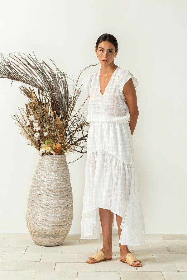 Bird & Kite - Stella Top - Ivory | milk + ginger