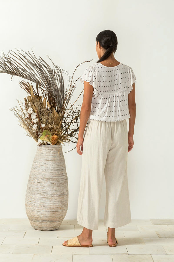 Bird & Kite - Stella Top - Petals Creme | milk + ginger