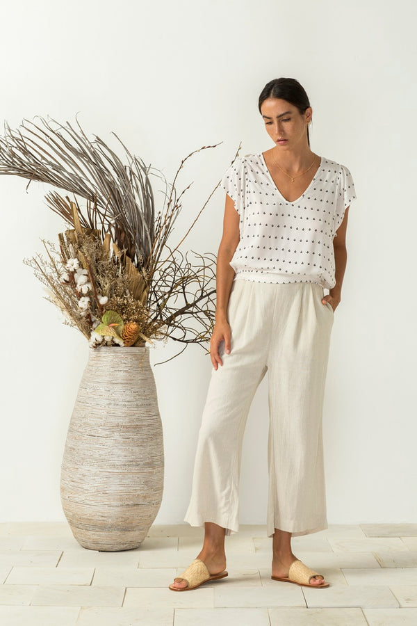 Bird & Kite - Stella Top - Petals Creme | milk + ginger