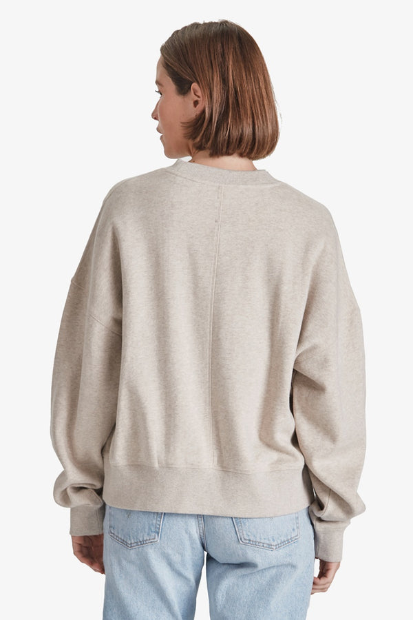 Commoners - Organic Fleece Leisure Crew - Marle