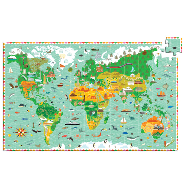 Djeco - Around The World 200pc Puzzle | milk + ginger