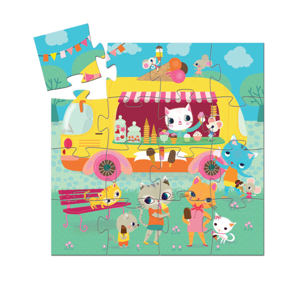 Djeco - Icecream Truck 16pc Puzzle | milk + ginger