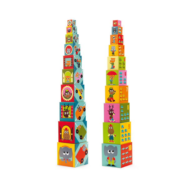 Djeco - Vehicle Stacking Blocks | milk + ginger