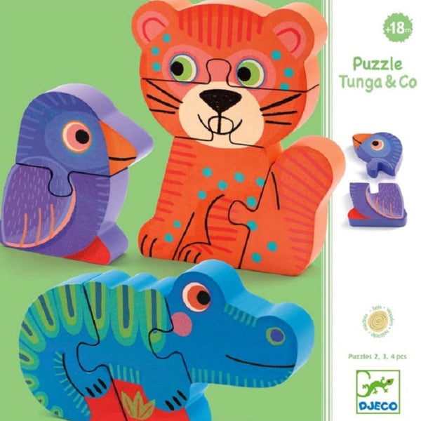 Djeco - Wooden Puzzle - Tunga & Co | milk + ginger