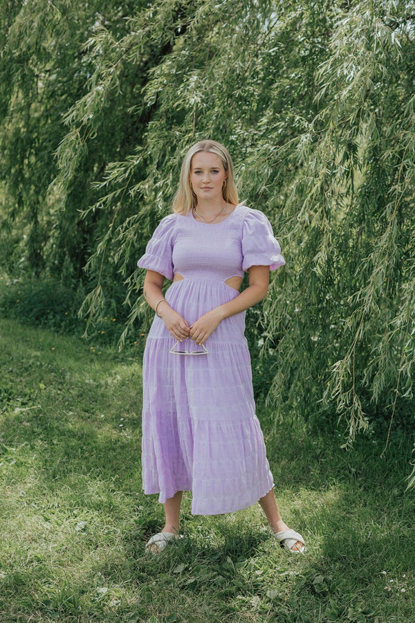 Ivy + Jack - Milano Lilac Maxi Dress