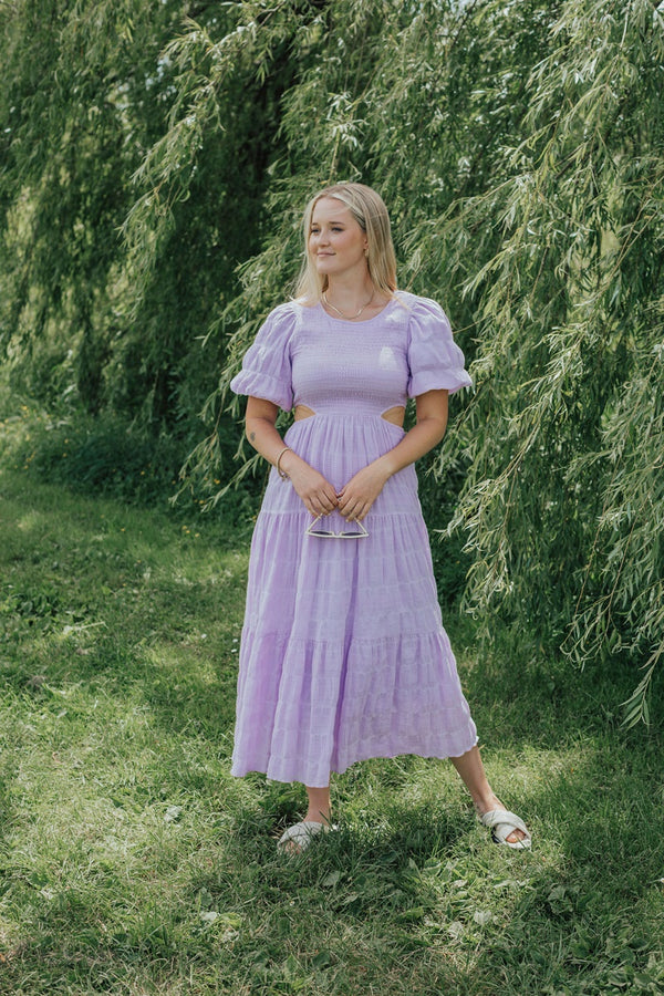 Ivy + Jack - Milano Lilac Maxi Dress