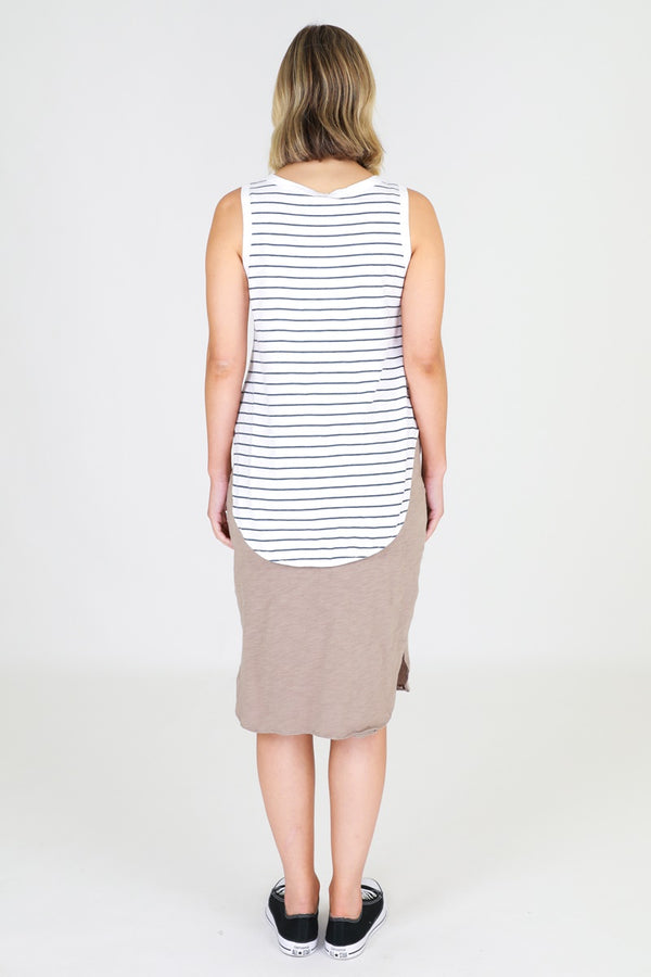 3rd Story - Fifi Tank - Stripe | milk + ginger