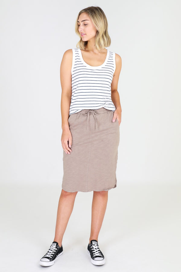 3rd Story - Fifi Tank - Stripe | milk + ginger