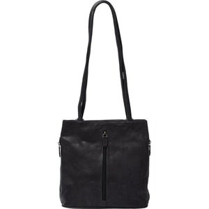 Gabee - Ellie Leather 2 in 1 Convertible Shoulder Bag / Backpack | milk + ginger